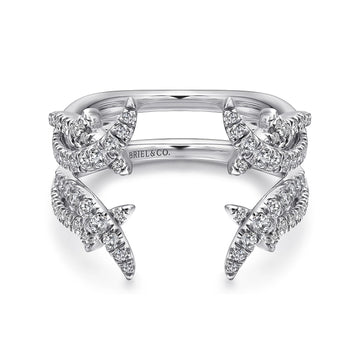 14KW Diamond Ring Guard w/ 0.58 CTW